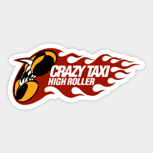 Crazy Taxi High Roller Sticker